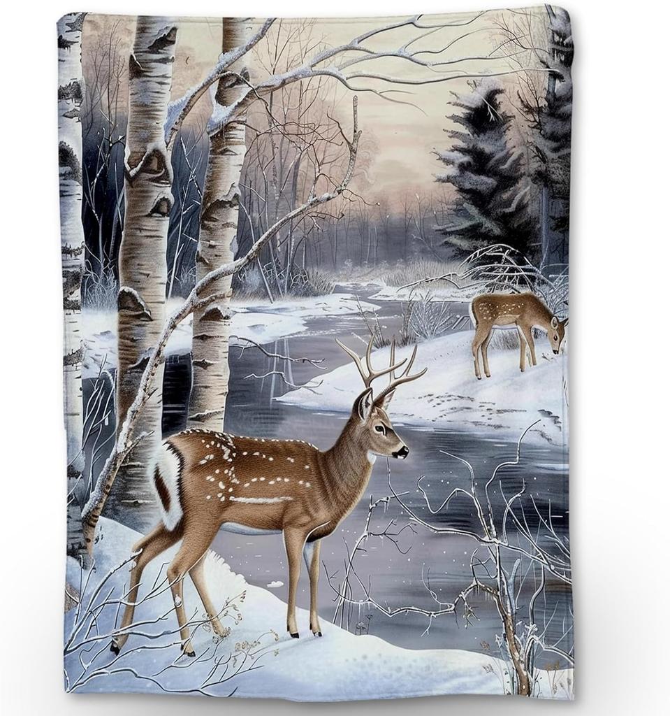 GUOYU Blanket Beautiful Cherry Blossom Blanket  Soft Cozy and Lightweight Flannel Throw Ideal for Couch Bed and Travel  Fluffy Fuzzy