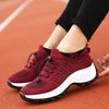 Fashion Women Shoes Running Increased Fly Weaving Sneakers Non Slip Casual Shoes 5 Color Size 35-45