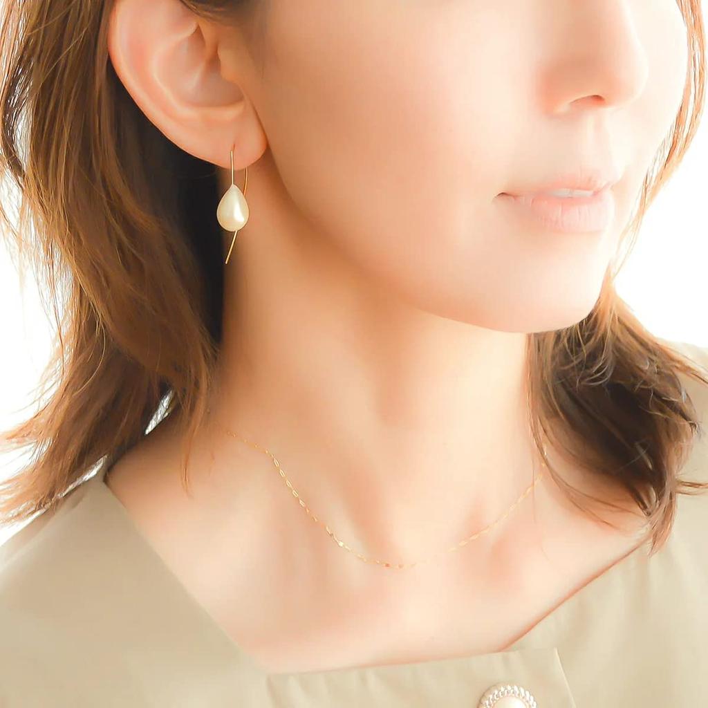 Ожерелье Gold K10 BOX K10 Design Cut Chain Ожерелье [NAOTJEWELRY] [NAOTJEWELRY] [Подарок включен] Женское