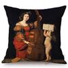 European Royal Court Aesthetics Domenichino Christian Bible Story Adam And Eve Church Oil Painting Sofa Pillowcase Cushion Cover