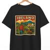 Ireland Comic Retro T Shirt, Vintage Irish Graphic Tee For Men And Women, Unisex Cultural Pride Shirt, Irish Heritage Gift, Nostalgic Travel
