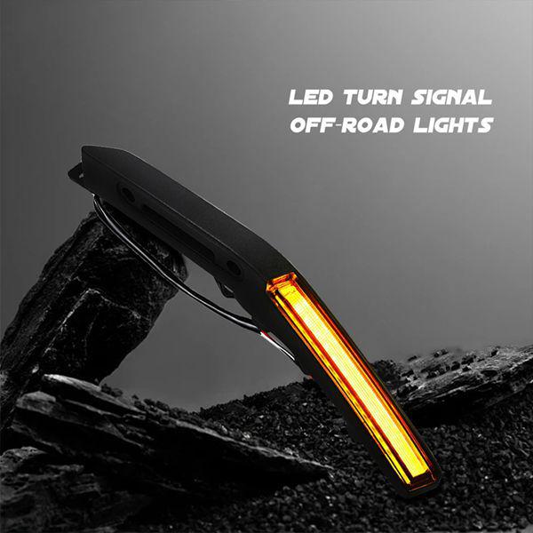 Ford Bronco Hood Handle Light Set: Black, ABS+Metal