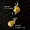Modern Snail Earrings Alloy Fashion Accessories Unique Ear Studs