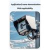 IP68 Waterproof M20 RJ45 Shielded CAT6A Female Panel Mount Socket Network Ethernet Adapter Extension Cable with Cable Hwy