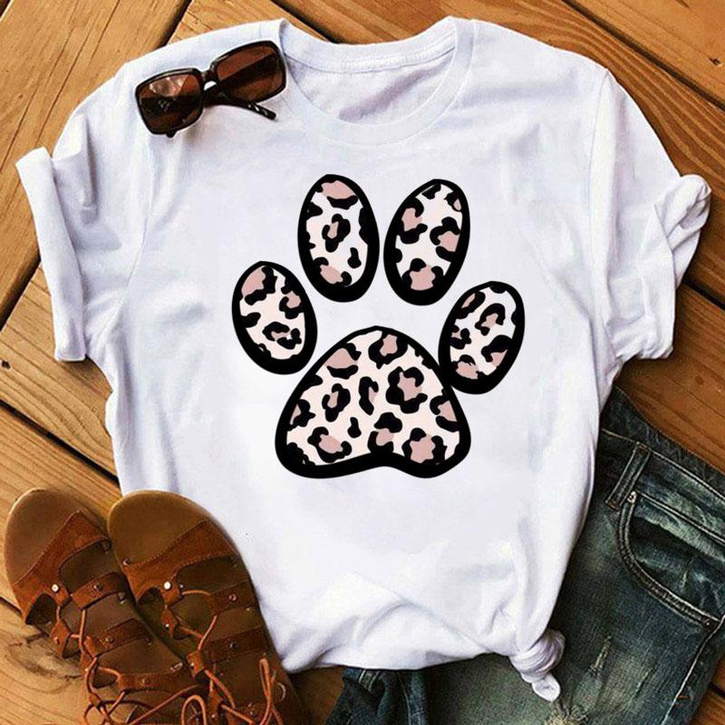 Женская футболка Momlife футболка леопардовая футболка женская летняя повседневная футболка с коротким рукавом и круглым вырезом модная женская футболка Harajuku