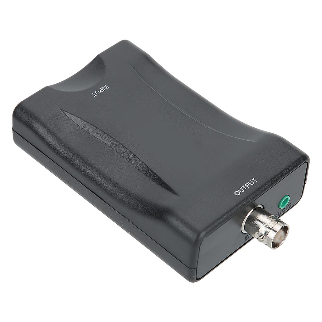 Черный видеоконвертер HDMI в BNC, совместимый с системами PAL NTSC для DVD-рекордера