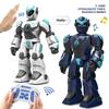 2.4G Remote Controlled Robot, Intelligent Programming Gesture Sensing, Dancing Singing Puzzle Toys Excluding Regular Batteries
