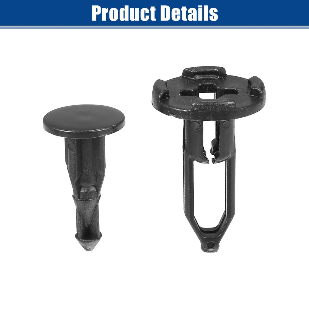ACROPIX Toyota Car Front Vapor Retainer Clip Push Type Rivets for Corolla 2019-2022 - 40 Pack