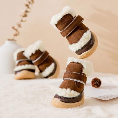 Легкие ботинки для домашних собак с застежкой на липучке, для собак, кошек, удобные ботинки для ежедневной ходьбы, легкие ботинки для кошек