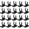 Cabilock 20pcs Cabinet Toe Kick Clips, Pvc Furniture Plinth Clips for Home Kitchen Furniture Table