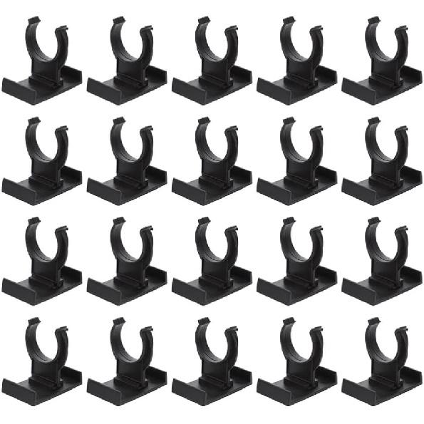 Cabilock 20pcs Cabinet Toe Kick Clips, Pvc Furniture Plinth Clips for Home Kitchen Furniture Table