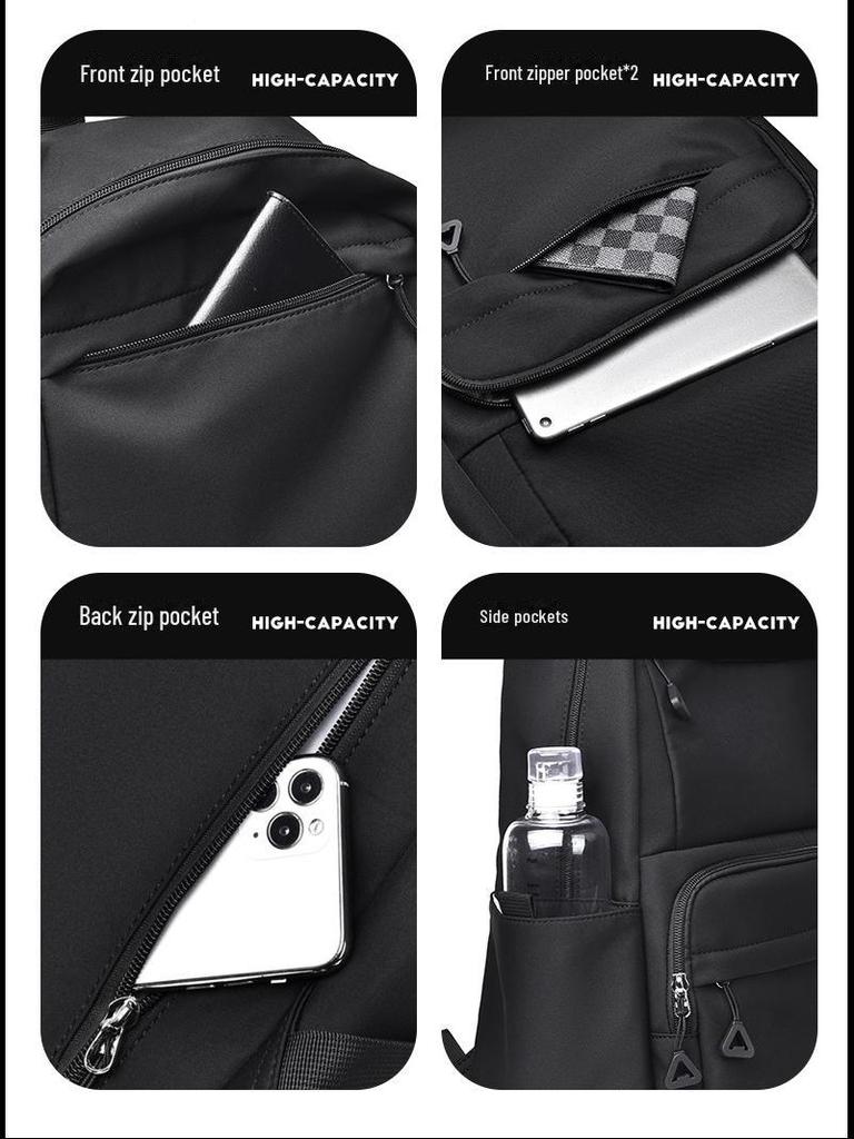 Водонепроницаемый рюкзак большой вместимости Feisha для пар и студентов — идеально подходит для школы и путешествий, прочный и подходит для ноутбука