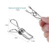 Stainless Steel Clips Clothes Pins Pegs Holders Clothing Clamps Sealing Clip Household Clothespin Hangers Sheet Set