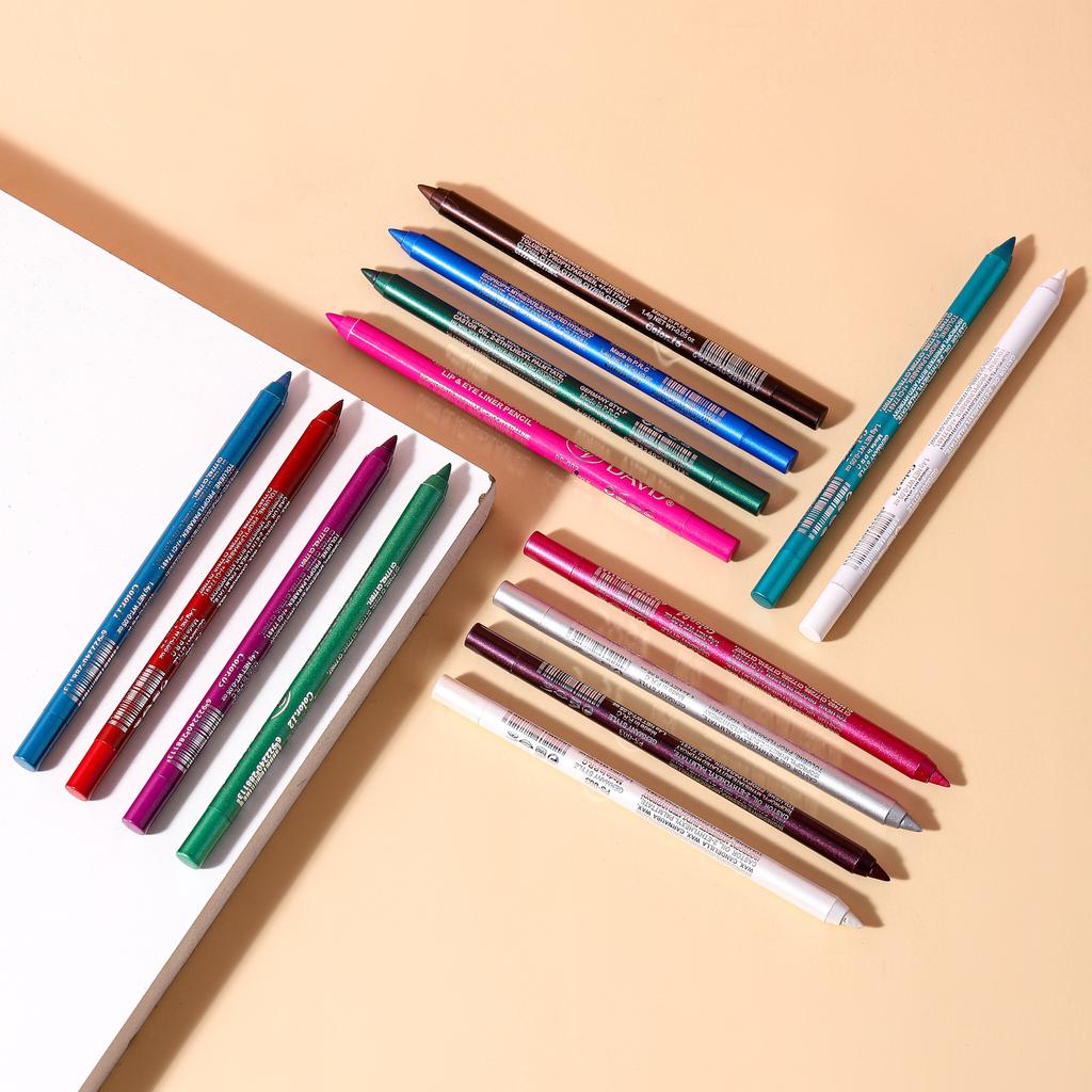 Многофункциональные тени для век и карандаш для глаз с перламутровыми блестками и матовым финишем