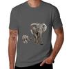 Swirly Elephant Family Tshirt Unisex T Shirts For Unisex Cotton T Shirt Pack Tshirt