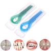 100Pcs Dental Floss Threader Dental Traction Line Oral For Crown Brace Bridge Implant Hoop Threading Braces Steel Traction