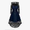Women's Dresses For Women Festive Vintage Witch Dress Party Dress Plain Long Sleeve Elegant Festive Dress With Lace Band And Hood