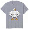 Funny Gym Duck Tshirt Gym Animal Print Shirts Short Sleeve ONeck Tops Funny Gym Lover Gift Print T Shirts Male Tee Tops