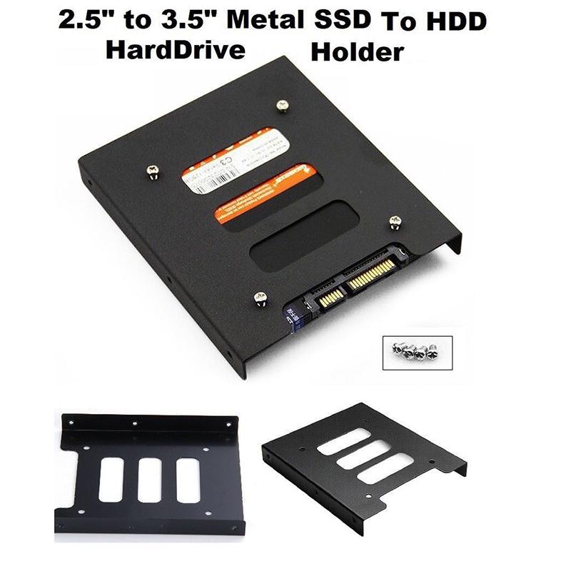 2,5-3,5-дюймовый металлический адаптер SSD HDD, монтажный кронштейн, держатель жесткого диска для ПК