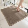 Суперабсорбирующий льняной тканый коврик для ванной, нескользящий коврик для пола, утолщенный ковер для ванной комнаты Ванная комната