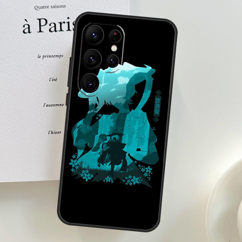 Чехол для телефона Genshin Impact Странник Для Samsung Galaxy S25 Ultra S9 S10 S20 S21 S22 S23 S24 Plus S24 FE Защитный корпус