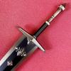 11,8 дюйма 30 см Металлический клинок катаны Элден Сталь Железный меч Аниме Нож ниндзя Реальный размер Японская катана Оригинальная самурайская сабля Игрушка