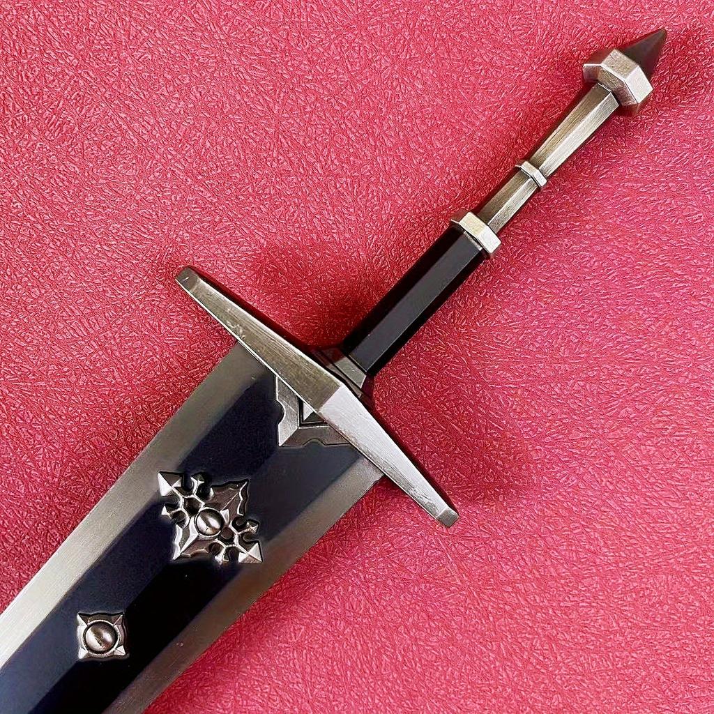 11,8 дюйма 30 см Металлический клинок катаны Элден Сталь Железный меч Аниме Нож ниндзя Реальный размер Японская катана Оригинальная самурайская сабля Игрушка