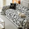 Universal Sectional Anti-cat Scratch Sofa Cover Soft Chenille Embroidered Sofa Towel Anti-slip Couch Cover for Living Room