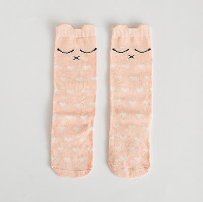 1 Pair Unisex Lovely Cute Cartoon Fox Kids baby Socks Knee Girl Boy Baby Toddler Socks animal infant Soft Cotton Socks Leg Warm