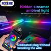 RGB Symphony Car Ambient Mood Light Внутренняя акриловая направляющая светодиодная лента для украшения интерьера Атмосферная лампа Управление через приложение
