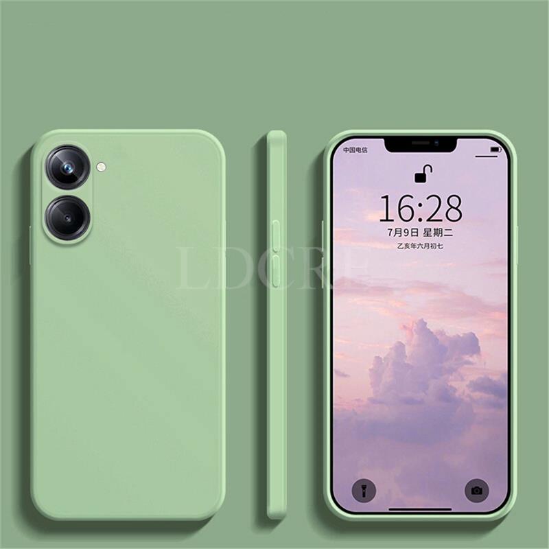 Для Realme 10 Pro Чехол Жидкий Силиконовый Чехол Для Realme 10 Pro Чехол TPU Fundas Защитный Чехол Для Realme 11 Pro Plus