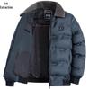 2023 Autumn/Winter Men's Lapel Collar Cotton Jacket - Thickened for Business & Casual Wear