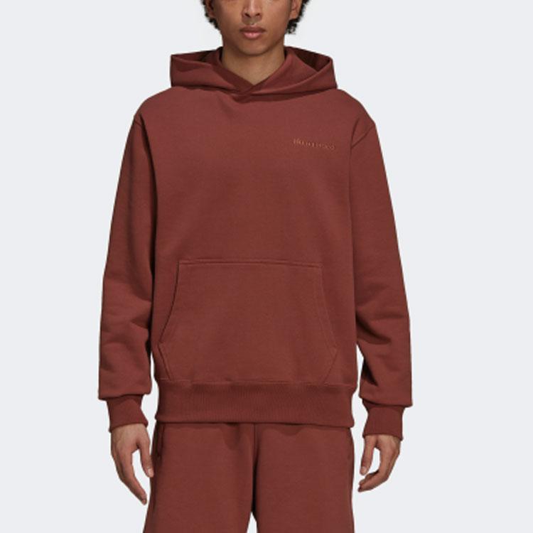 adidas Originals Толстовка с капюшоном Pharrell Williams Basics Унисекс Темно-коричневая H58292