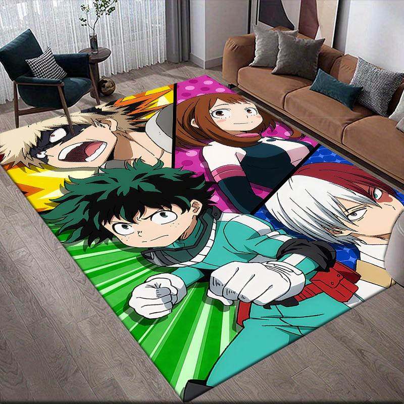 My Hero Academia Cute Area Rug, MHA Fan Cozy Carpet, Perfect Gift.chl