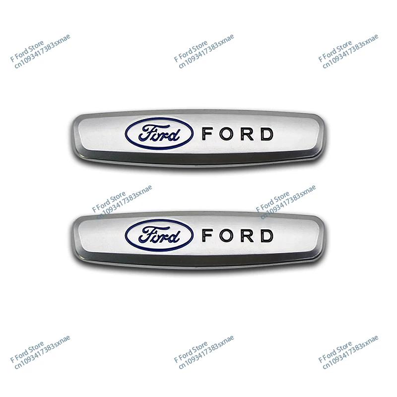 YJBU1 Ford Mustang Seat Sticker Metal Badge Seat Badge For Ford Mustang Shelby Cobra Focus Mondeo F-150 Accessories Interior Sticker ycbs9