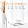 Tuya Smart WIFI Датчик температуры и влажности Крытый гигрометр Термометр Smart Life Control Поддержка Alexa Google Assistant