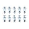 10Pcs M5/M6 Jack Nuts Car Metal Screw Petal Nuts Screw For Hollow Wall Iron Skin