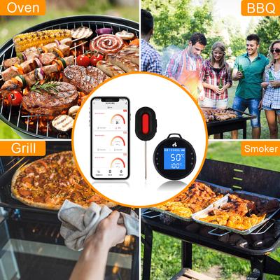 Беспроводной пищевой термометр Цифровой умный Wi-Fi Bluetooth термометр-щуп для мяса для кухни, духовки, гриля, барбекю, индейки, коптильни