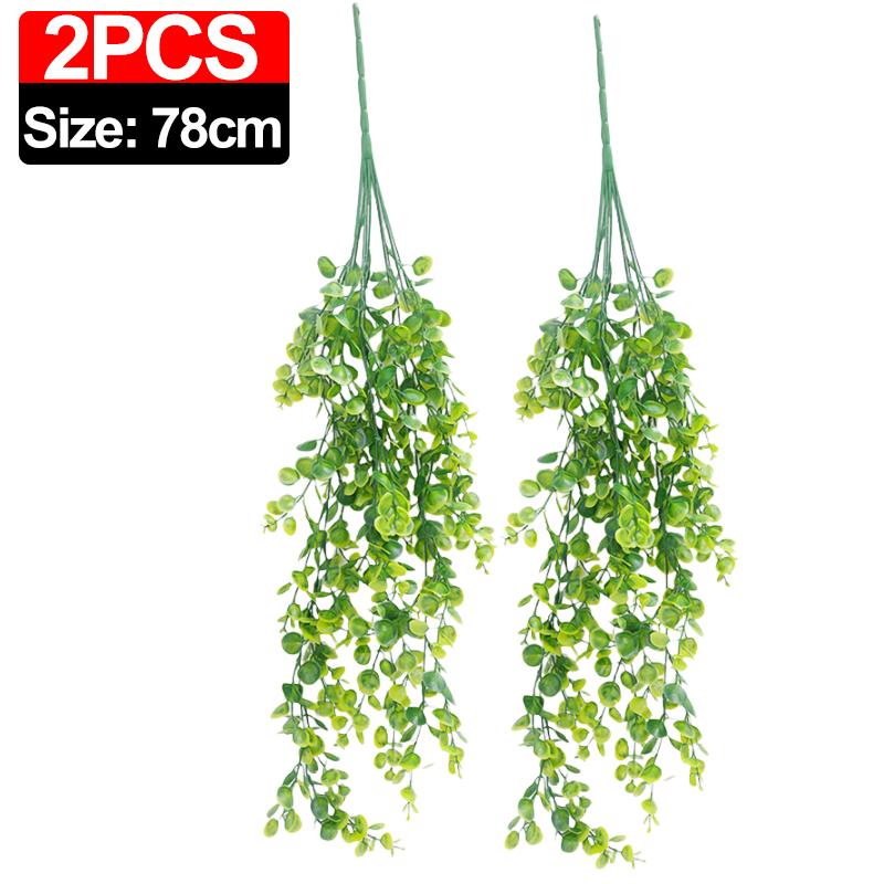 5/1 шт искусственные цветочные лозы имитируют зеленые растения настенные украшения наружное украшение сада свадебный декор своими руками эвкалиптовые растения