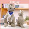 Плюшевая кукла кенгуру с мягким хлопковым наполнителем для детского подарка и комфорта перед сном