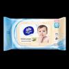 unscented hand & mouth wipes, 80 count with resealable lid