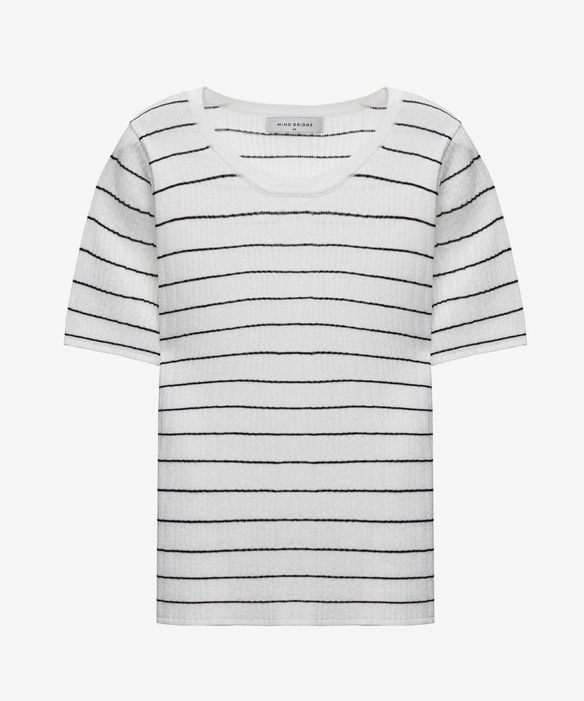 MIND BRIDGE WOMEN [W] Striped Slim Fit Knit - 2 Colors