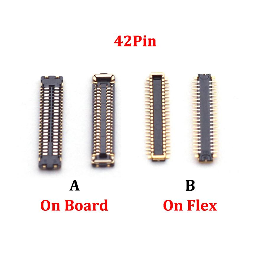 2pcs For IPad 7 8 9 Pro 10.2 7th 8th 9th A2270 A2602 A2197 A2198 42 54 Pin Touch LCD Display Screen FPC Connector Plug Board