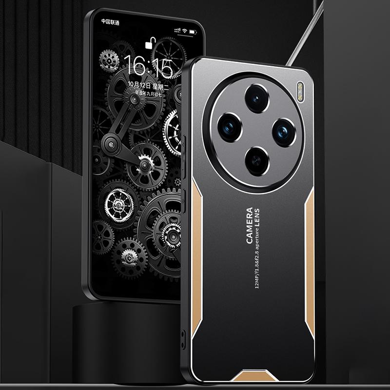 Для vivo X100 5G Чехол для телефона с защитой от царапин Алюминиевый сплав+ПК+ТПУ Чехол для мобильного телефона