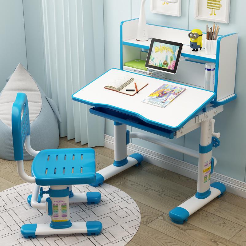 Tongben Shi 80 см Детский регулируемый комплект стол и стул для учебы с защитой осанки и зрения