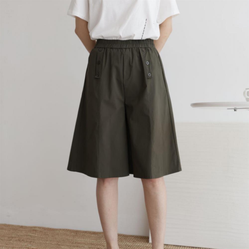 New ArrivAlS Open Run Women S Summer Button Wide Fit A Line ShortS