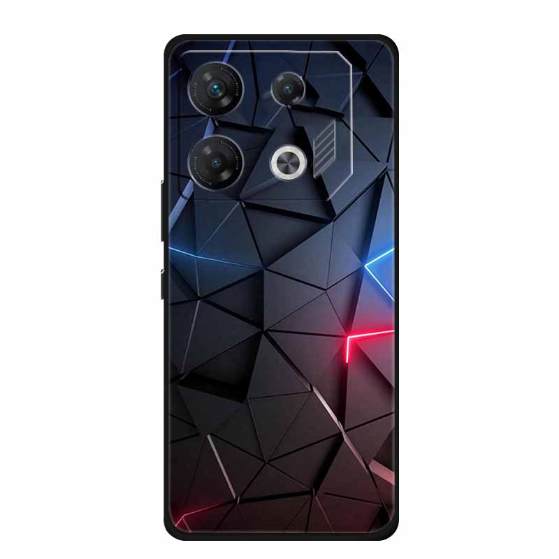 Чехол для Infinix GT 10 Pro Животные Мягкий ТПУ Силиконовый Чехлы для Телефона для Infinix GT10 Pro X6739 Задняя Крышка Ударопрочный Волк Новый Coque