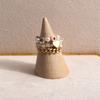 Cute Elastic Pearl Bohemia Love Heart Flower Party Jewelry Women Ring Finger Ring Set Beaded Rings