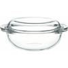 Iwaki Heat-Resistant Glass Casserole, 1.5L, B683, Microwave, Rice Cooker, Oven, Steamer, Stew Bowl, Dishwasher Safe