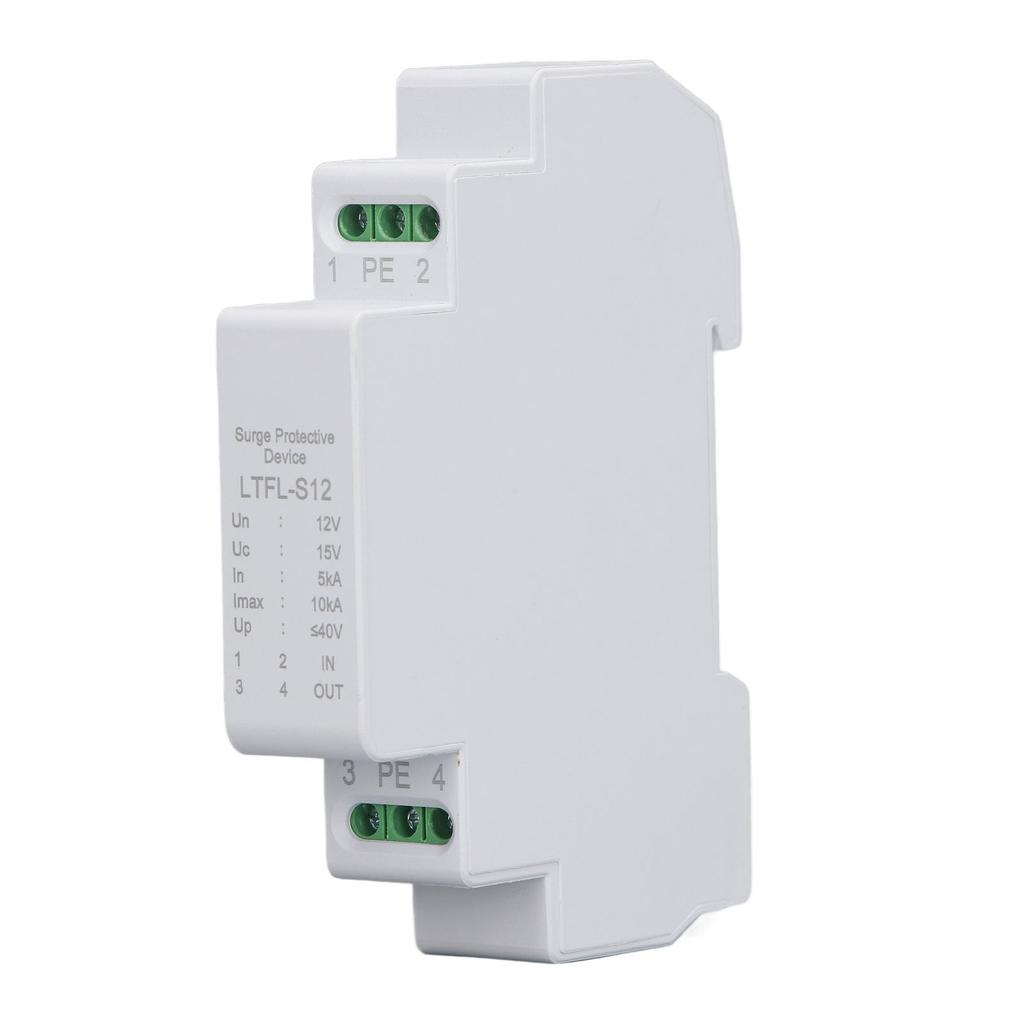 Устройство защиты от перенапряжения IP20 12 В 5-10 кА RS485 Сигнал управления Модуль разрядника от перенапряжения